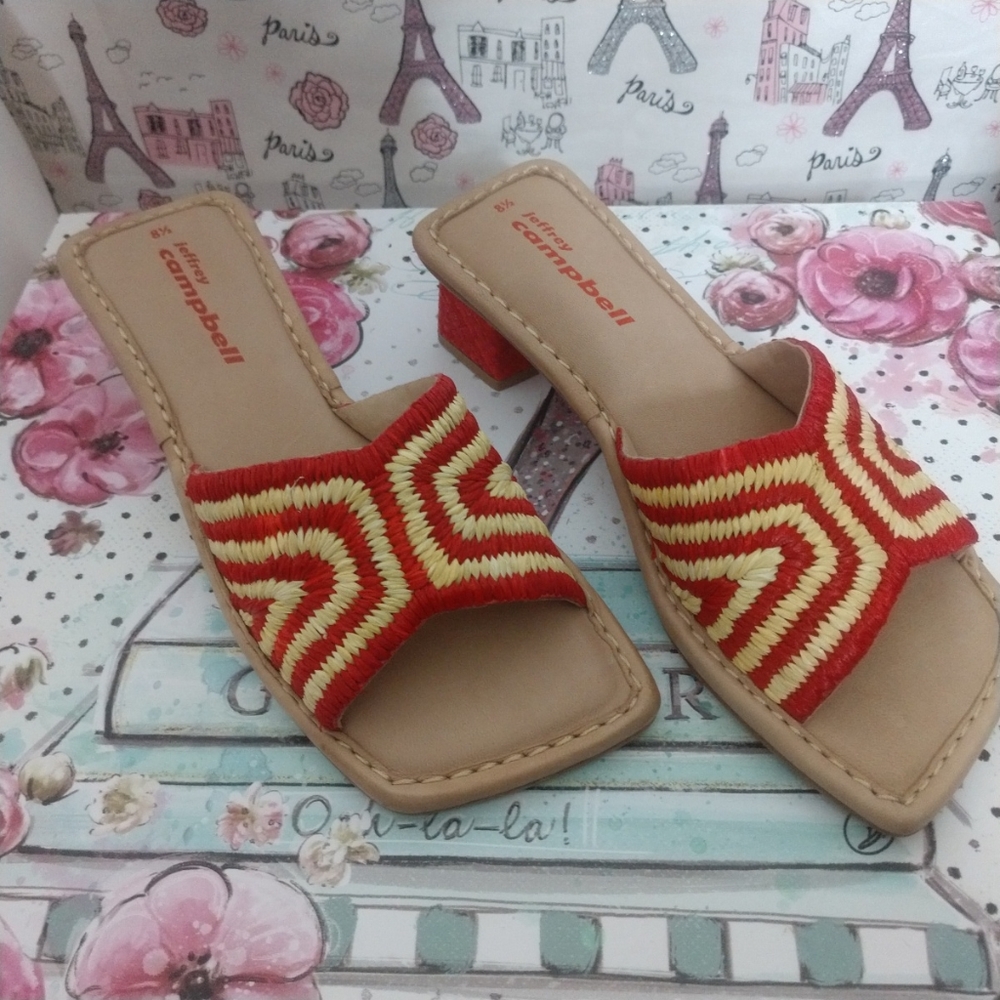 Jeffrey Campbell Kaelan Slide Sandals Size 8.5 - Picture 3 of 9